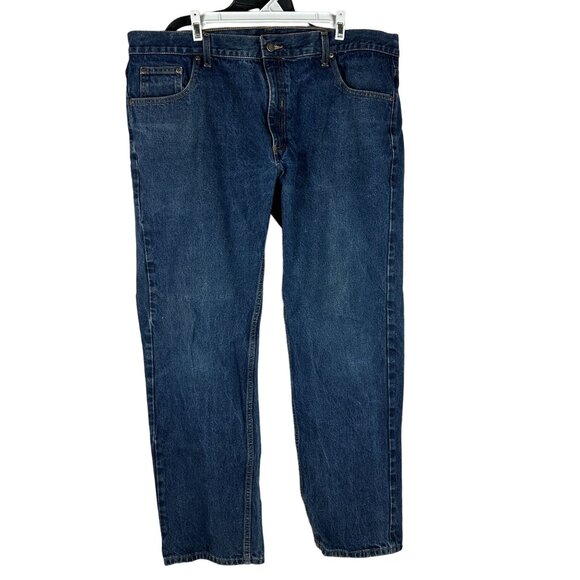 Member's Mark Men's Jeans 40x32 Blue Denim Straight Fit 100% Cotton